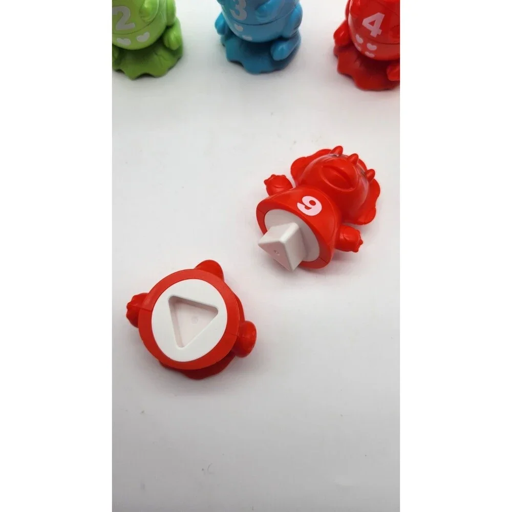 Dinosaur Geometry Montessori Sorter Numbers Matching Toy 1-10